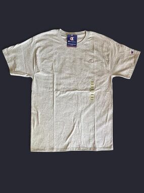 NWT Champion Oxford Gray Classic Jersey T-Shirt Men’s Medium C Logo